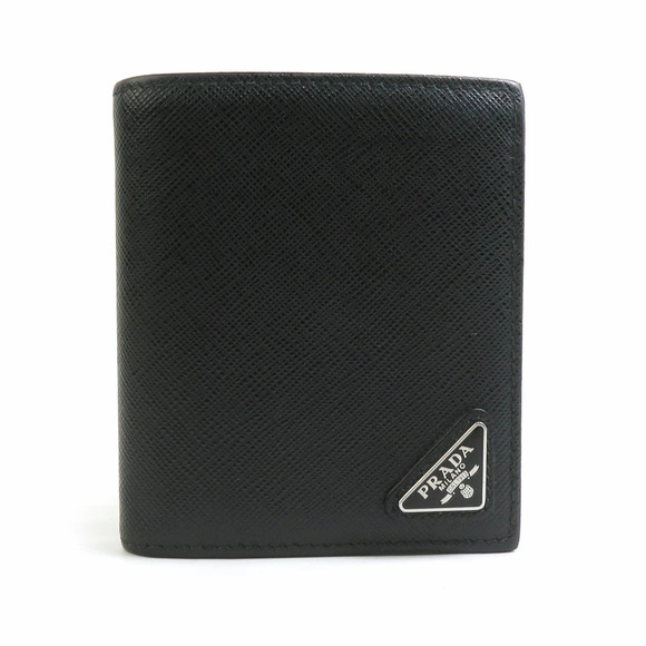 Prada Handbags - Prada Bi fold Wallet Leather Black